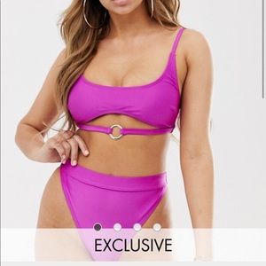 ASOS purple bikini WORN ONCE